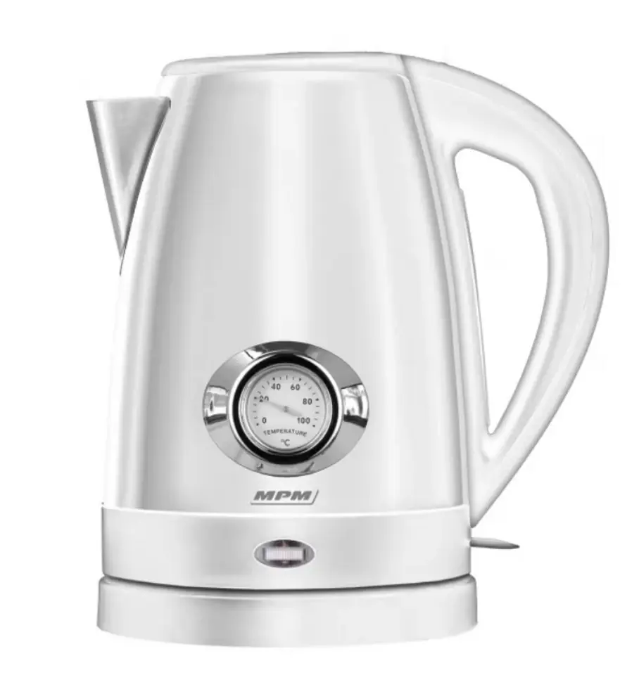 ⁨MPM Cordless kettleMCZ-108, white, 1.7 l⁩ at Wasserman.eu