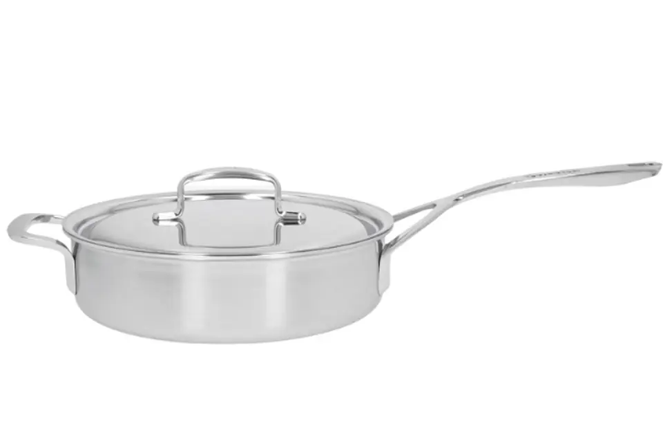 DEMEYERE 5-PLUS Sauté frying pan with 2 handles and lid, 40850-853-0 - 24 CM at Wasserman.eu