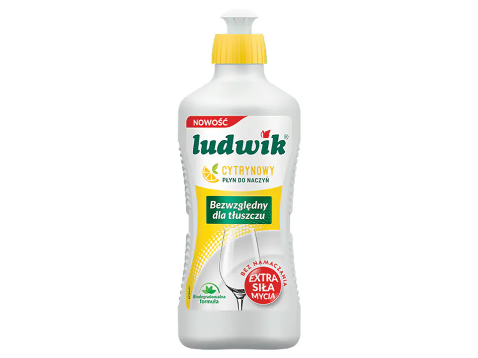 ⁨Ludwik Cytrynowy Dishwashing Liquid 900 g⁩ at Wasserman.eu