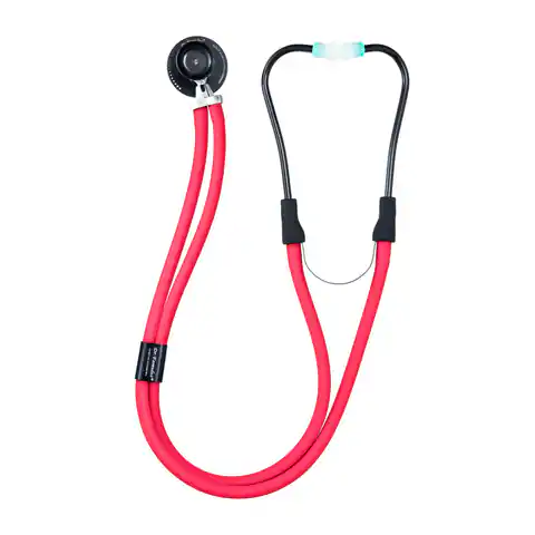 ⁨NOVAMA EXPERT DR410D - CZARNY Stetoskop Premium Rappaport z dwustronną dwutonową głowicą kardiologiczną, dwutonową głowicą z funkcją strojenia dźwięku i silikonowym przewodem⁩ w sklepie Wasserman.eu