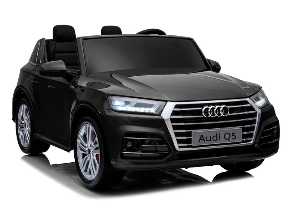 ⁨Pojazd na Akumulator Audi Q5 2-os Czarny Lakier⁩ w sklepie Wasserman.eu