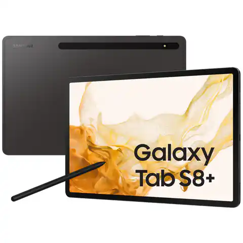 ⁨Tablet SAMSUNG Galaxy Tab S8+ 12.4 5G 256 GB Szary 12.4"⁩ w sklepie Wasserman.eu
