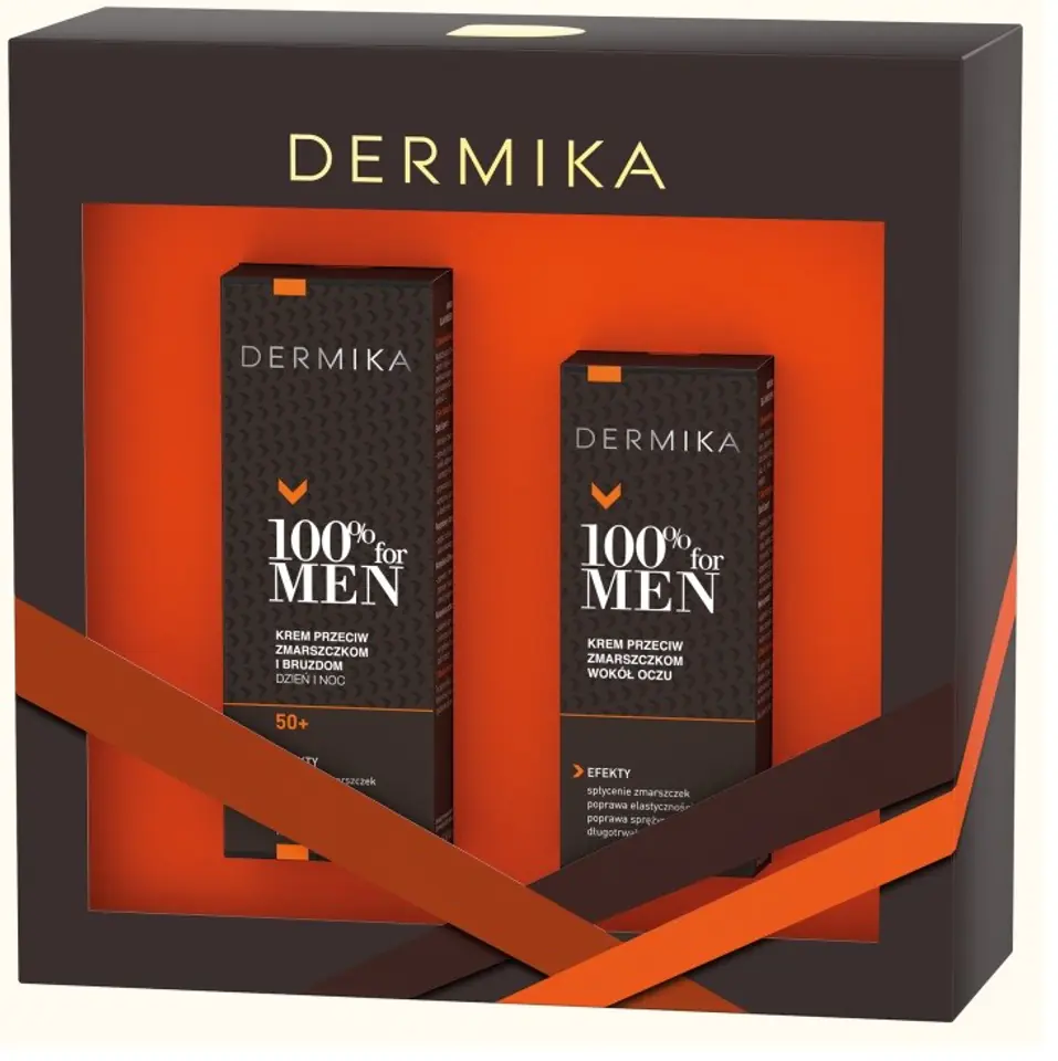 ⁨Dermika Gift Set 100% for Men 50+ (Day and Night Cream 50ml + Eye Cream 15ml)⁩ at Wasserman.eu