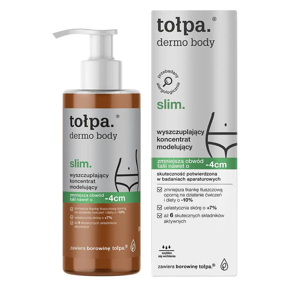 ⁨TOŁPA.Dermo Body Slim.Wyszczuplający Koncentrat modelujący do ciała 250ml⁩ w sklepie Wasserman.eu