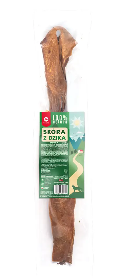 ⁨MACED Wild boar skin for dogs 45 cm - 1 pc.⁩ at Wasserman.eu