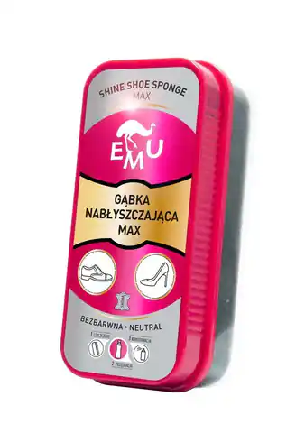 ⁨EMU Gąbka nabłyszczająca do butów Max - bezbarwna 1szt⁩ w sklepie Wasserman.eu