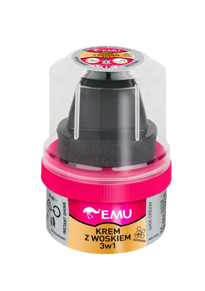 ⁨EMU Krem do butów z woskiem 3w1 - bezbarwny 50ml⁩ w sklepie Wasserman.eu