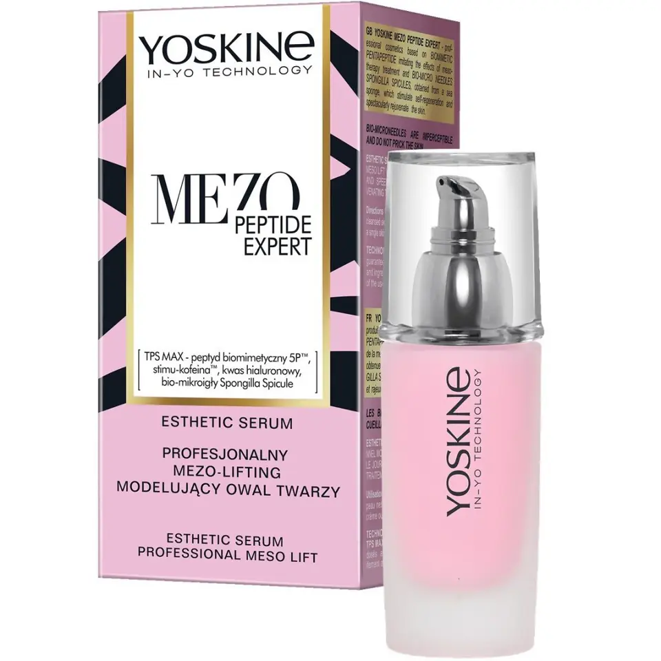 ⁨YOSKINE Mezo Peptide Expert Profesjonalny Mezo-Lifting modelujący owal twarzy 30ml⁩ w sklepie Wasserman.eu