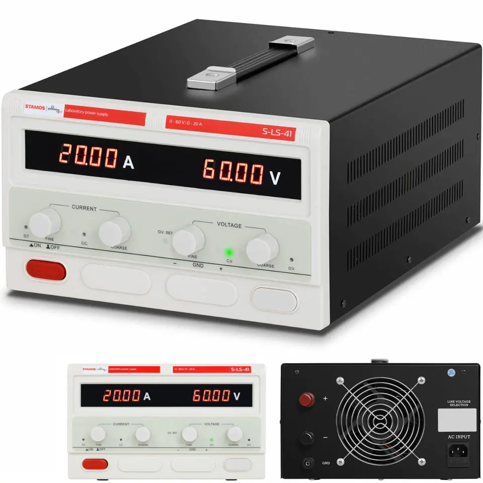 Zasilacz laboratoryjny serwisowy 0-60 V 0-20 A DC 1200 W w sklepie Wasserman.eu
