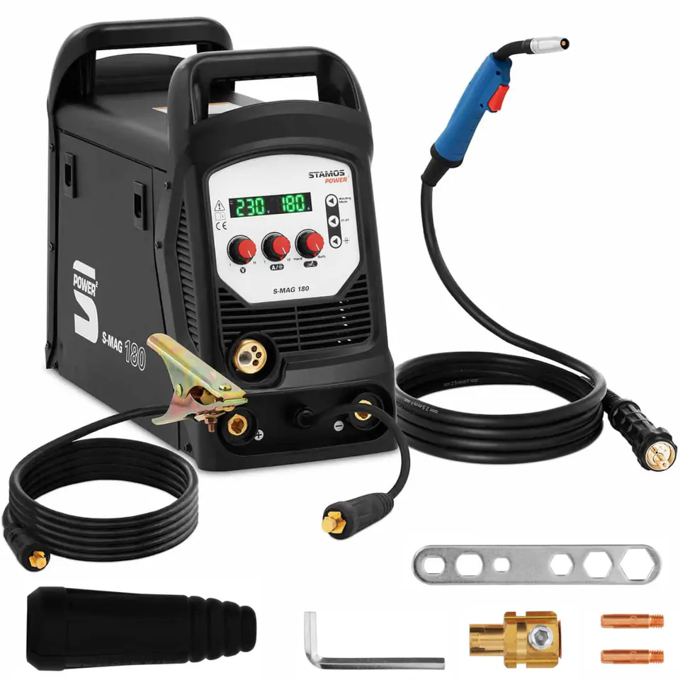 Spawarka migomat z podajnikiem drutu MIG/MAG 2T/4T 230V 180A w sklepie Wasserman.eu