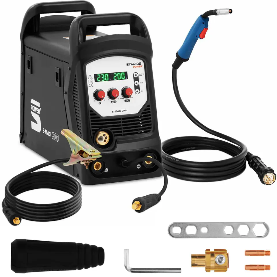 Spawarka migomat z podajnikiem drutu MIG/MAG 2T/4T 230V 200A w sklepie Wasserman.eu