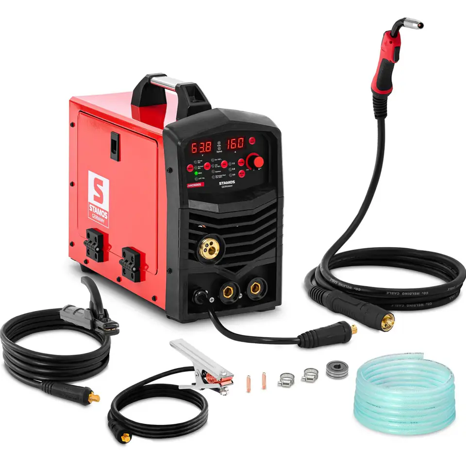 Spawarka migomat MIG/MAG z podajnikiem drutu cykl 100% synergia 230V 160A w sklepie Wasserman.eu