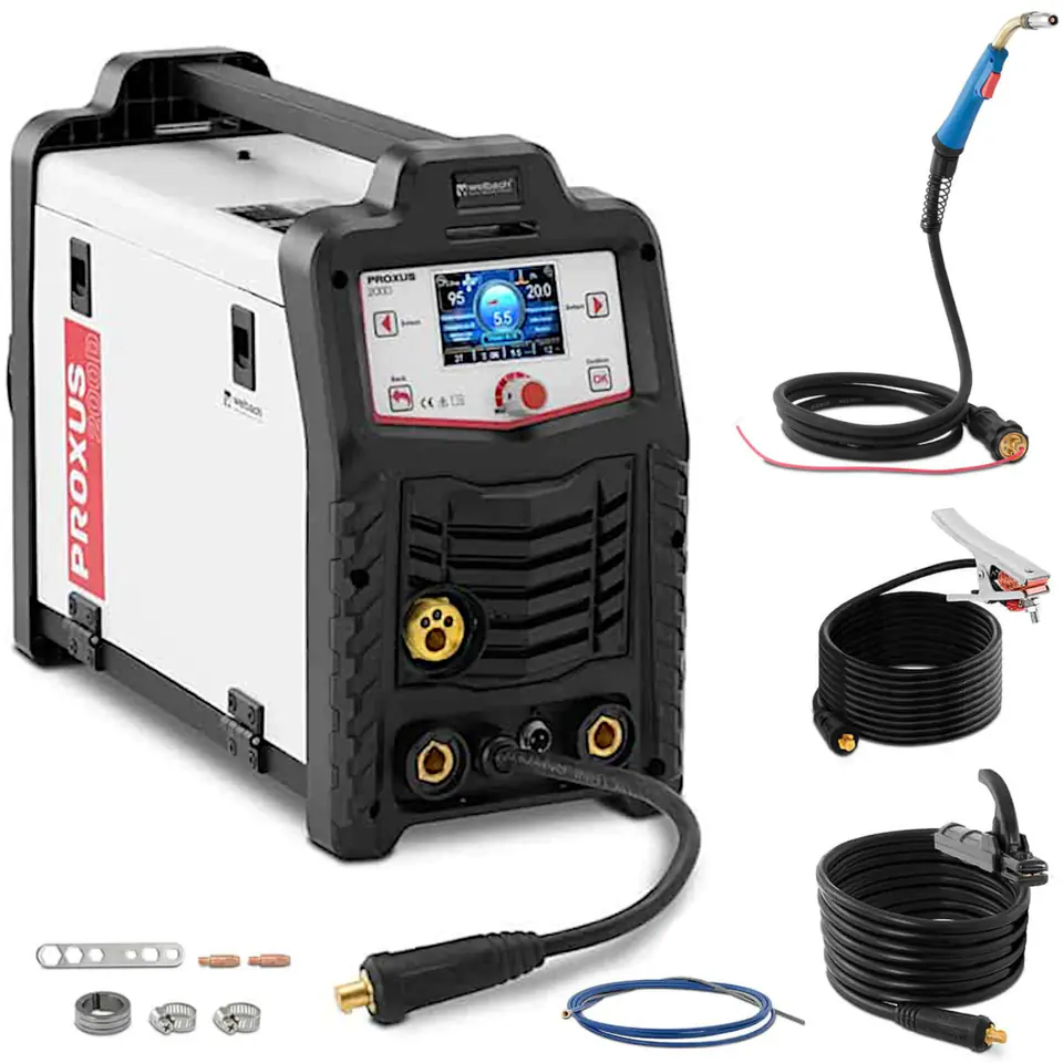 Spawarka PROXUS 200D migomat TIG MIG/MAG synergia cykl 100% 230V 200A w sklepie Wasserman.eu
