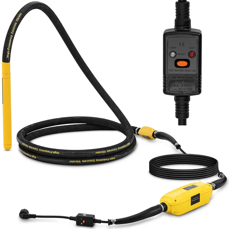 ⁨Wibrator zagęszczarka do betonu dł. 5m buława 40cm x 34mm 2000W⁩ w sklepie Wasserman.eu