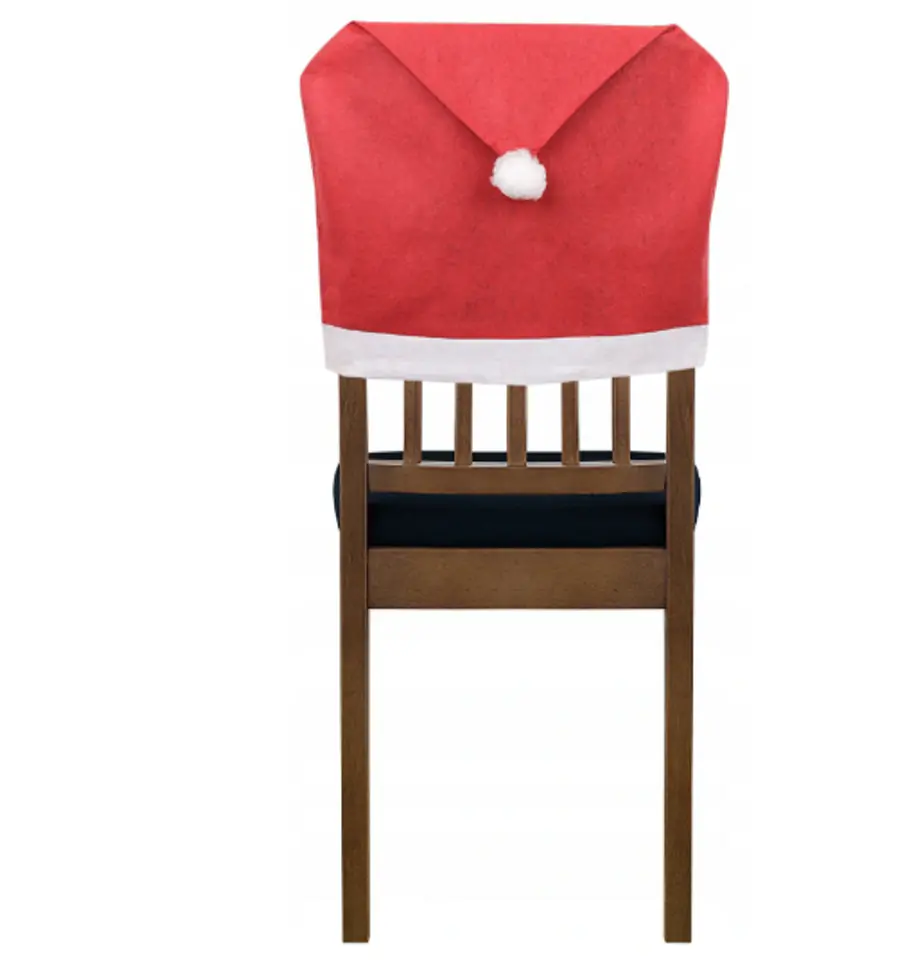 Cover for Chair Santa Hat set of 2 pieces 48x60 cm at Wasserman.eu