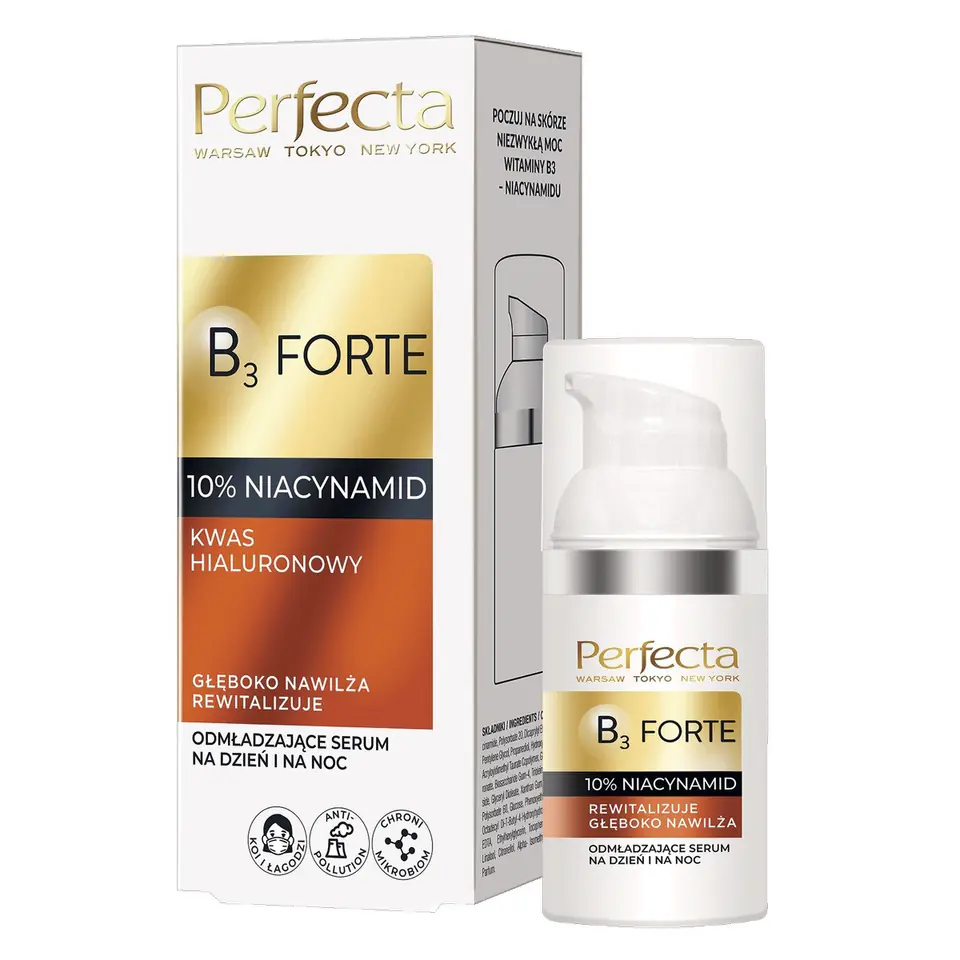 ⁨PERFECTA B3 Forte Odmładzające Serum na dzień i na noc 30ml⁩ w sklepie Wasserman.eu