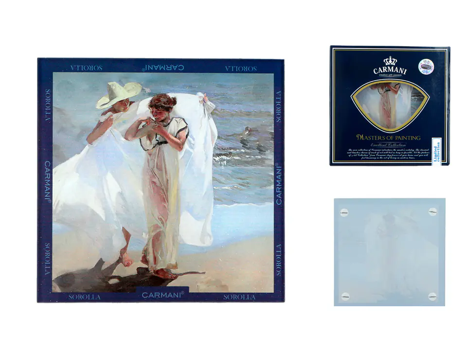 ⁨Podkładka szklana - J. Sorolla, Po kąpieli (CARMANI)⁩ w sklepie Wasserman.eu
