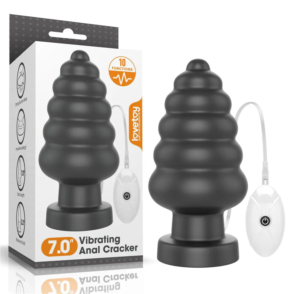 KOREK 7" KING SIZED VIBRATING ANAL CRACKER w sklepie Wasserman.eu