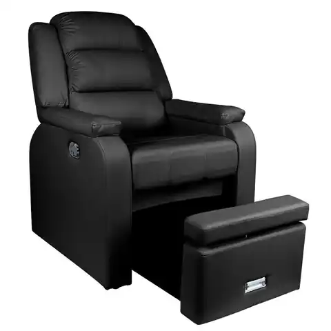 ⁨Spa chair for pedicure Hilton black⁩ at Wasserman.eu