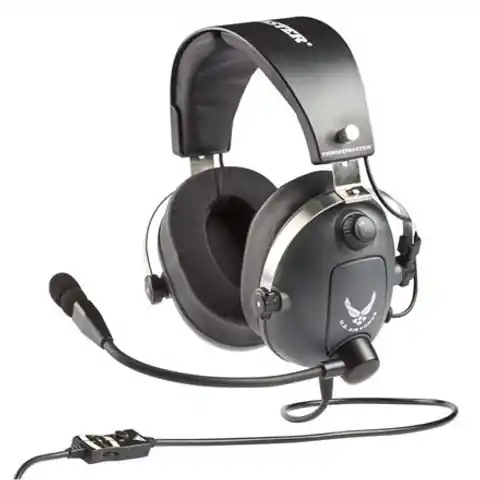 ⁨Thrustmaster Gaming Headset T Flight US Air Force Edition Wbudowany mikrofon, przewodowy, czarny⁩ w sklepie Wasserman.eu