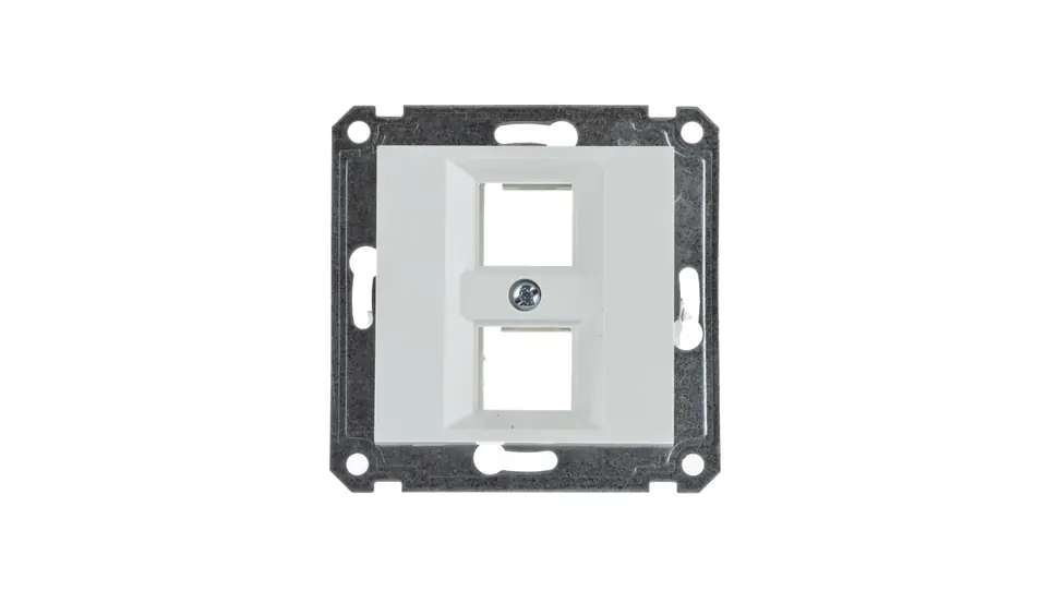 ⁨LUMINA2 Dual Keystone Jack Board white WL2320⁩ at Wasserman.eu