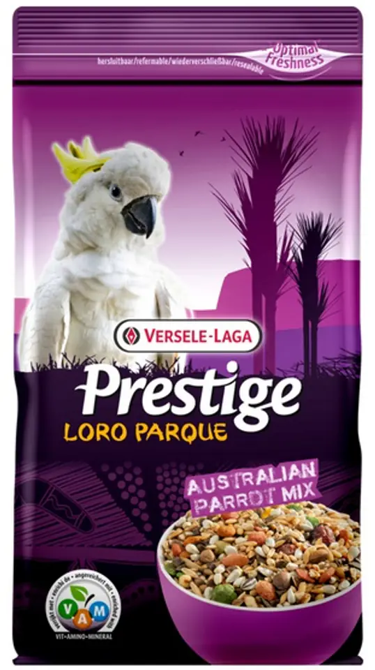 ⁨Versele-Laga Prestige Australian Parrot Loro Parque Mix Australian Parrot (cockatoo) 1kg⁩ at Wasserman.eu