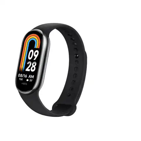 ⁨Xiaomi Smart Band 8 AMOLED Clip-on/Wristband activity tracker 4.11 cm (1.62") Black, Graphite⁩ at Wasserman.eu