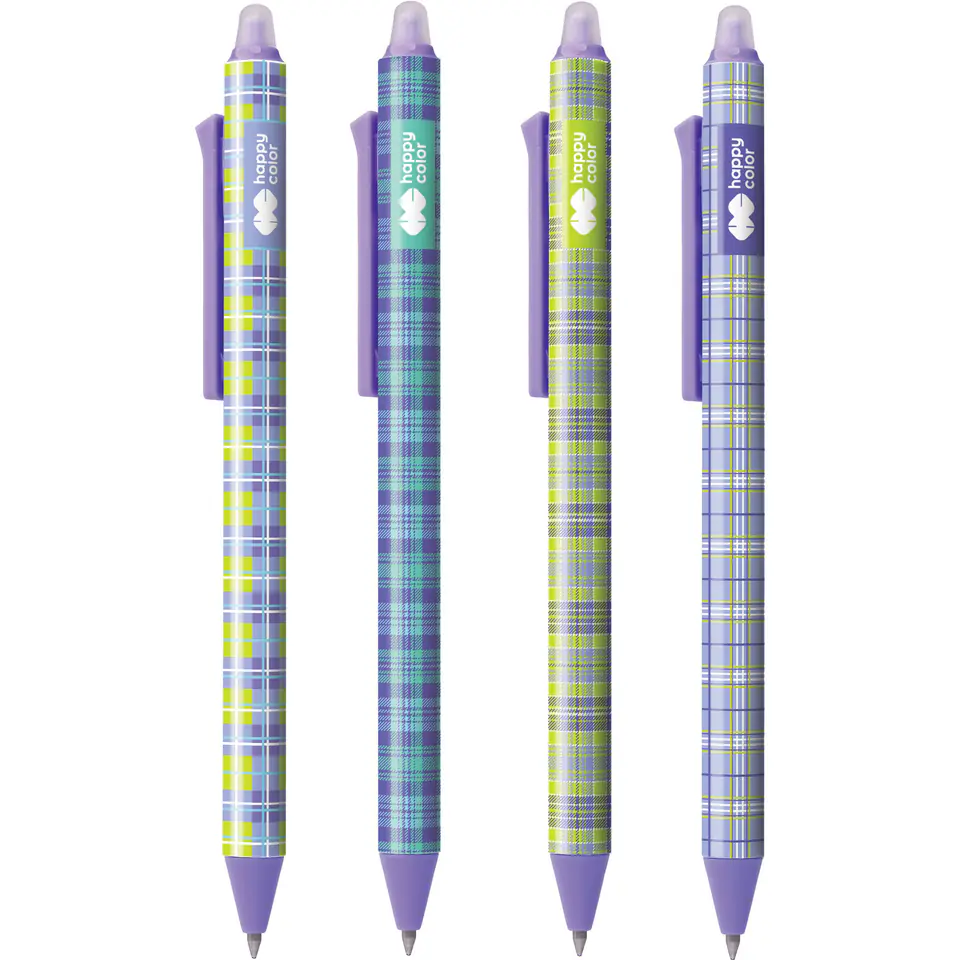 ⁨Długopis wymazywalny PATT 0,5mm niebieski HA 4121 01PT-3 HAPPY COLOR⁩ w sklepie Wasserman.eu