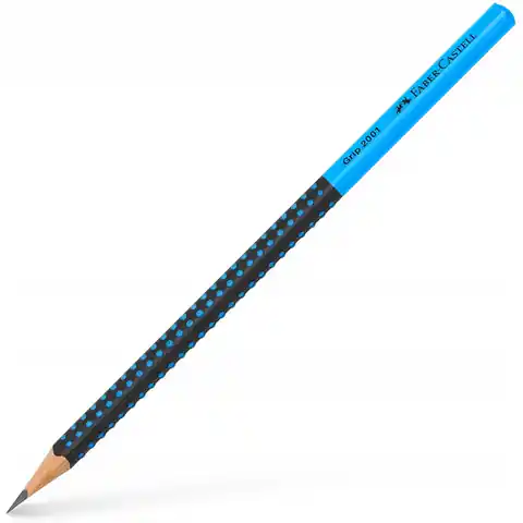 ⁨Ołówek GRIP 2001 TWO TONE czarny/niebieski 517010 FABER CASTELL⁩ w sklepie Wasserman.eu