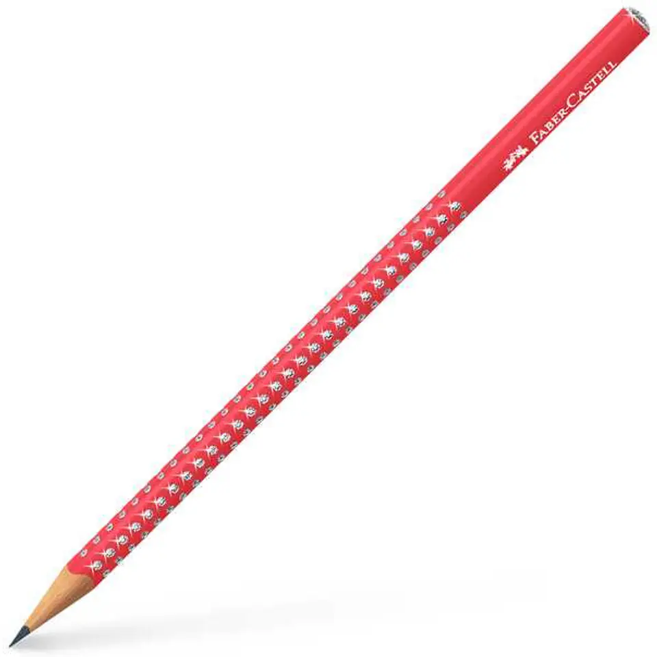 ⁨Ołówek SPARKLY PEARLY czerwony 118240 FABER CASTELL⁩ w sklepie Wasserman.eu