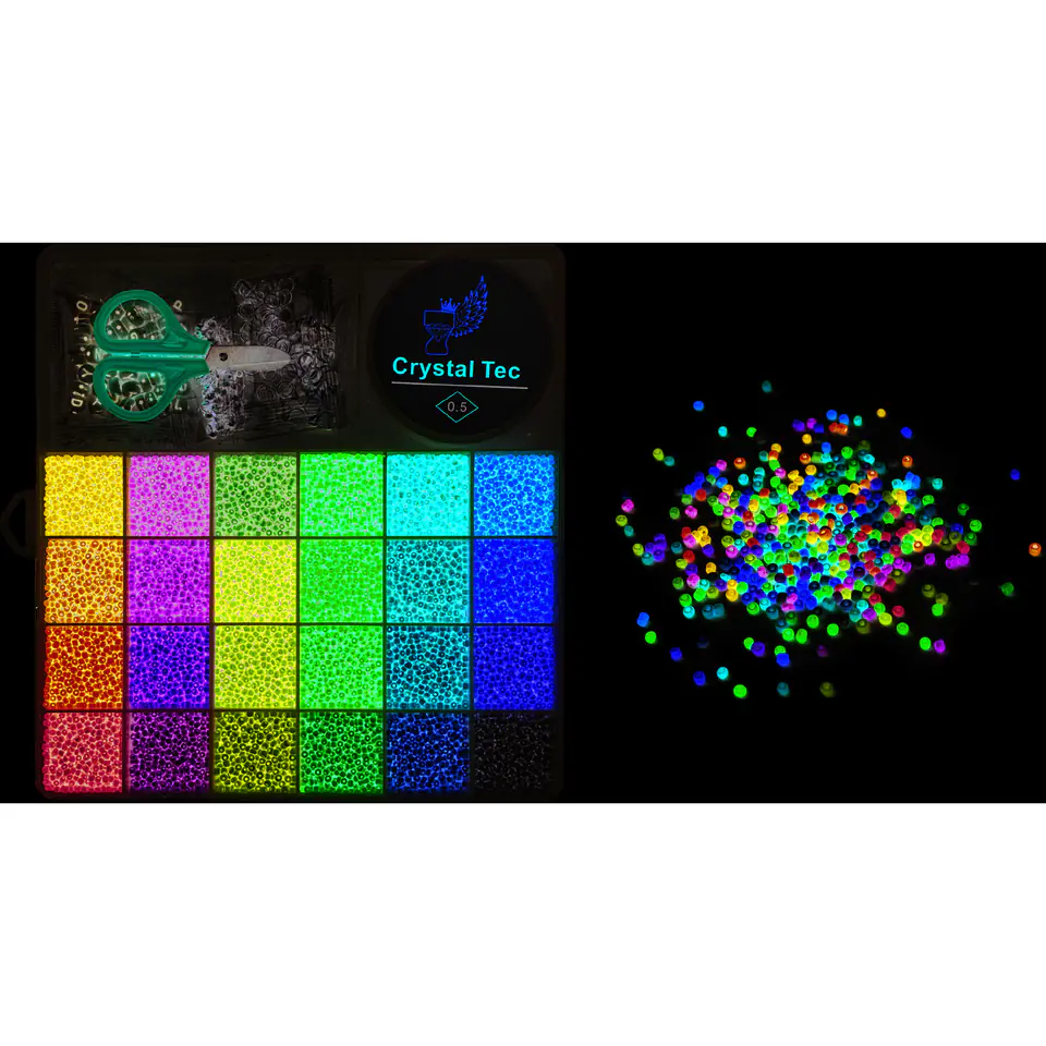 ⁨Zestaw koralików plast.w pudełku z akcesoriami PJ-2159 ALIGA⁩ w sklepie Wasserman.eu