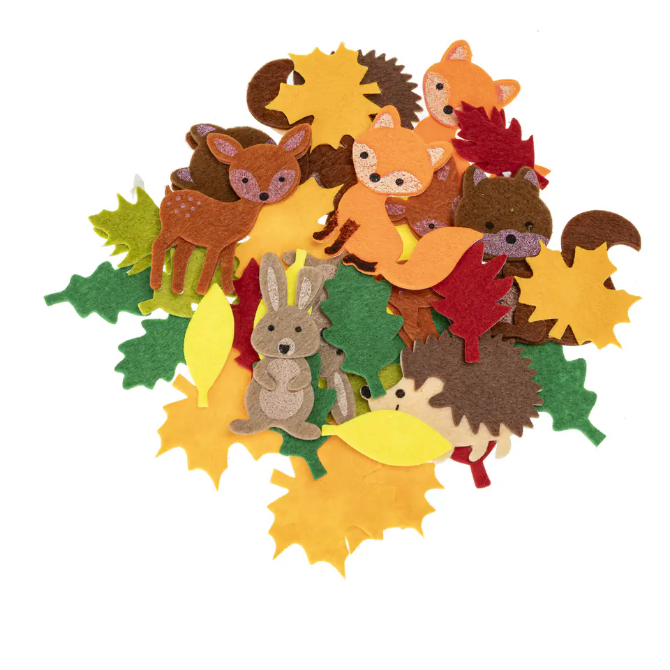 ⁨Naklejki z filcu JESIEŃ 35szt. FVC07 BREWIS⁩ w sklepie Wasserman.eu