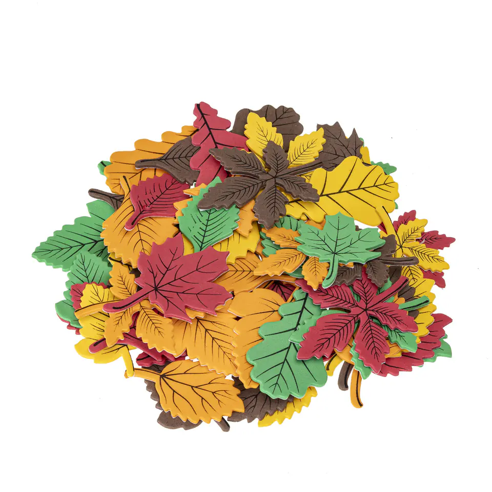 ⁨Naklejki z pianki LIŚCIE 60szt. PVC56 BREWIS⁩ w sklepie Wasserman.eu