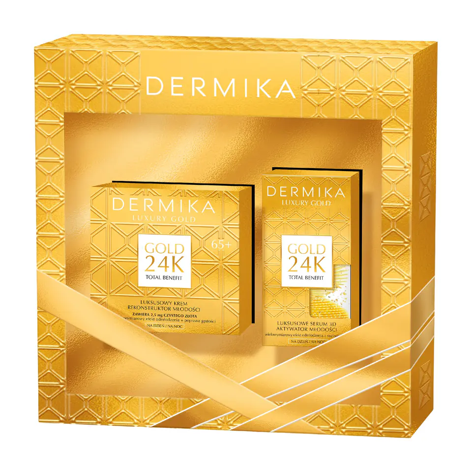 ⁨DERM ZESTAW ŚW 2023 LUXURY GOLD 65+⁩ w sklepie Wasserman.eu
