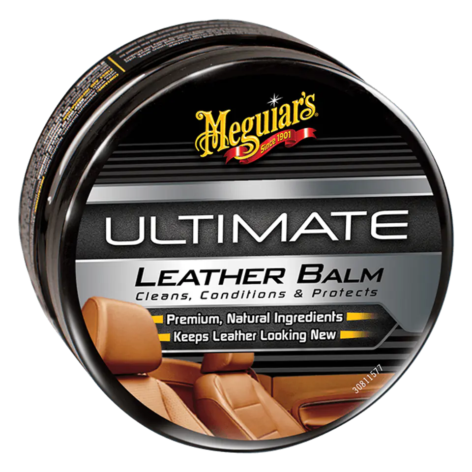 ⁨Meguiar's Ultimate Leather Balm - środek do czyszczenia i pielęgnacji skóry 160g⁩ w sklepie Wasserman.eu