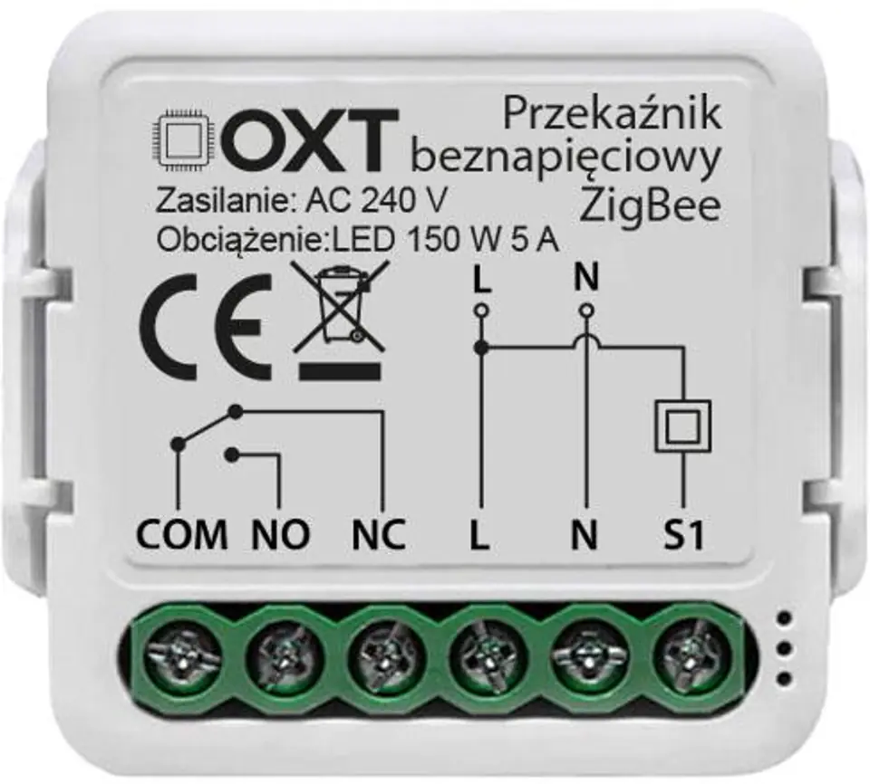 ⁨Moduł OXT mini beznapięciowy ZigBee TUYA⁩ w sklepie Wasserman.eu