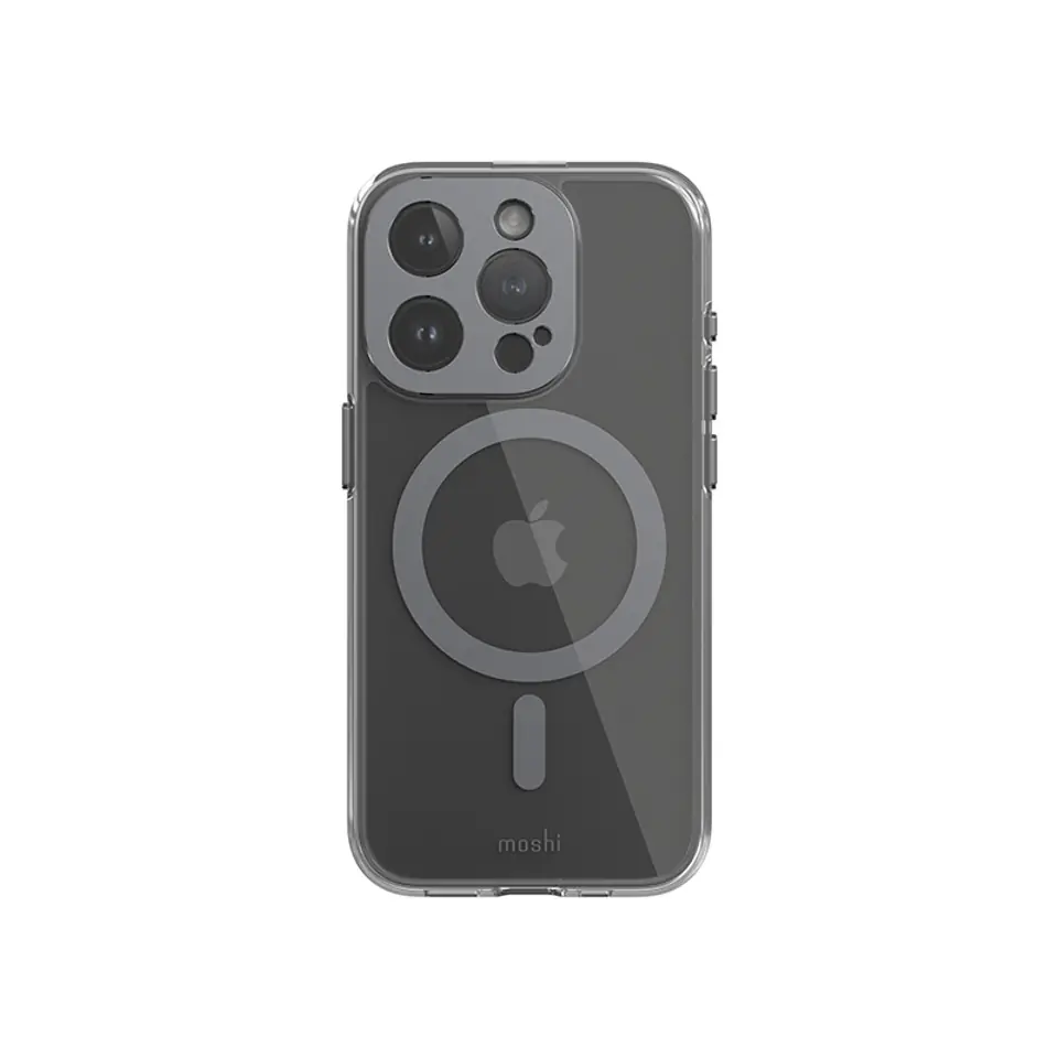 ⁨Moshi iGlaze MagSafe - Etui iPhone 15 Pro (Meteorite Gray)⁩ w sklepie Wasserman.eu