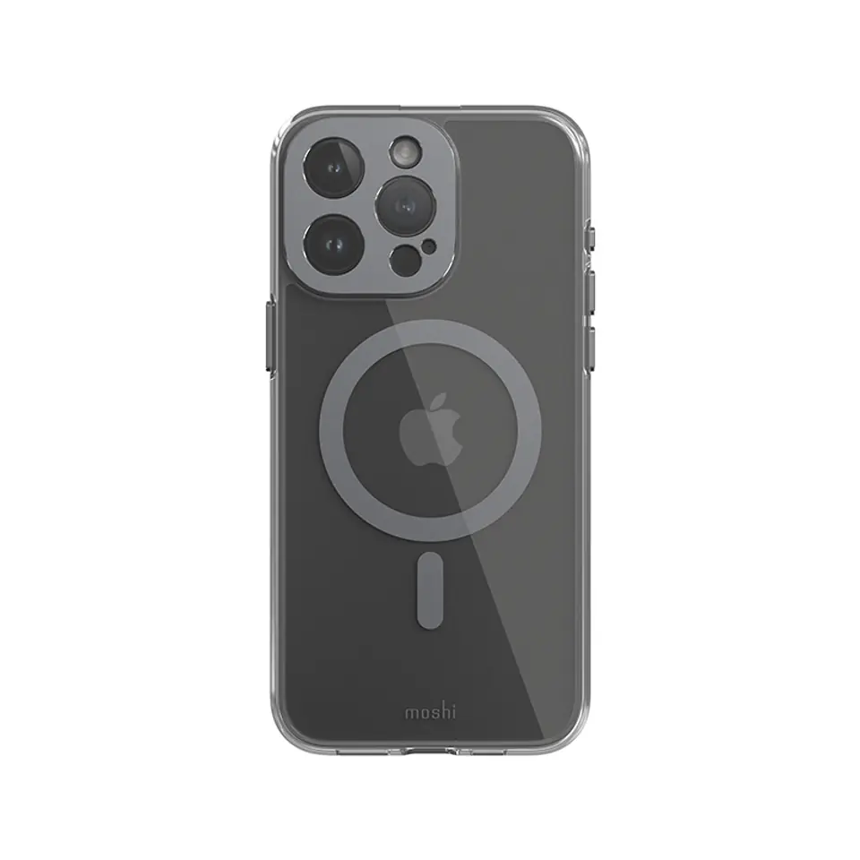 ⁨Moshi iGlaze MagSafe - Etui iPhone 15 Pro Max (Meteorite Gray)⁩ w sklepie Wasserman.eu
