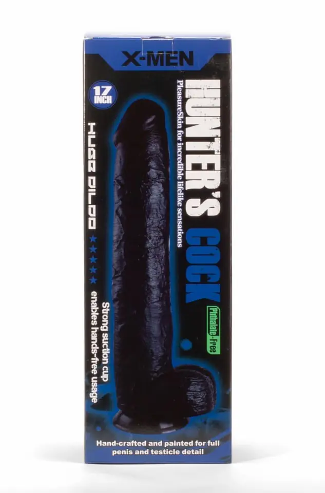 ⁨Dildo Hunter's Cock z przyssawką 40cm X-MEN⁩ w sklepie Wasserman.eu