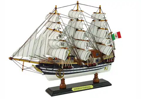⁨Model Kolekcjonerski Statek Amerigo Vespucci⁩ w sklepie Wasserman.eu
