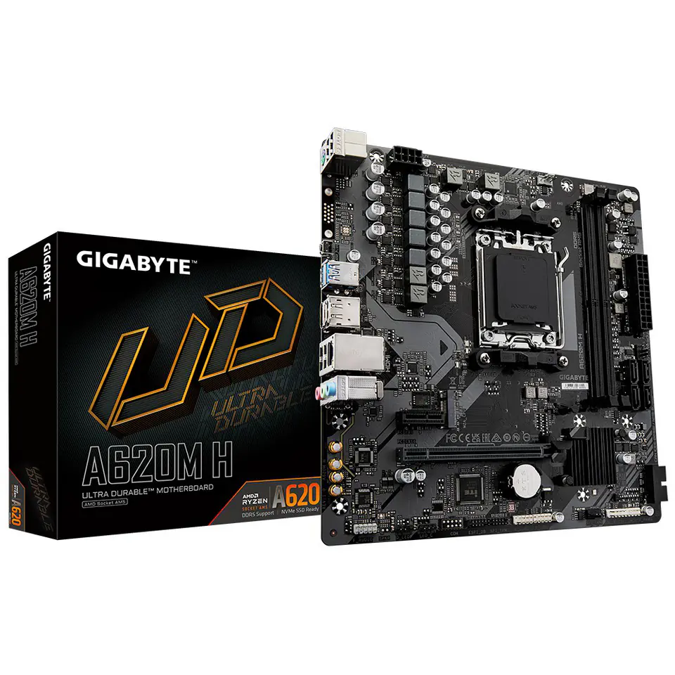 ⁨Gigabyte A620M H                     (A620,AM5,mATX,DDR5)⁩ at Wasserman.eu