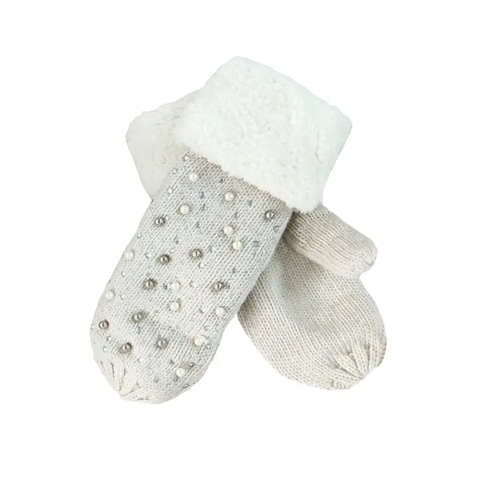 RĘKAWICZKI PEARLS BEŻOWE REK48BE w sklepie Wasserman.eu