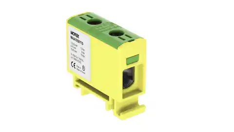 ⁨Złączka OTL50 kolor żółto-zielony 1xAl/Cu 1,5-50mm2 1000V Zacisk uniwersalny MAA1050Y10⁩ w sklepie Wasserman.eu