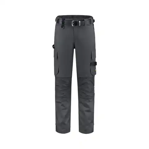 ⁨Spodnie Robocze Malfini Work Pants Twill Cordura Stretch MLI (kolor Szary/Srebrny, rozmiar 56)⁩ w sklepie Wasserman.eu
