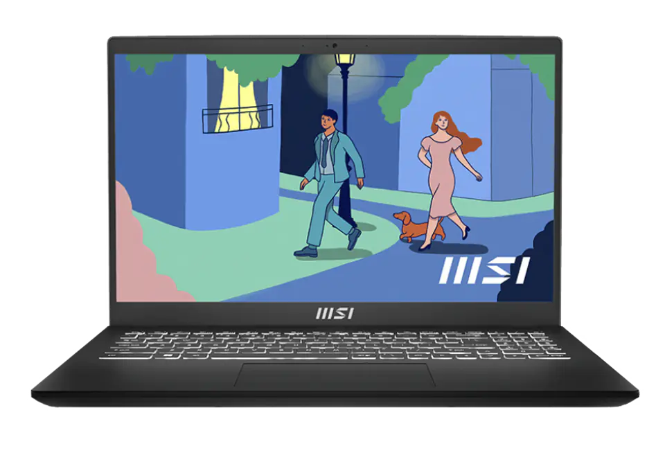 ⁨MSI Modern 15 B12MO-686PL i7-1255U 15.6" FHD 60Hz IPS-Level 16GB DDR4 3200 SSD512 Intel Iris Xe Graphics Win11 Home Plus⁩ w sklepie Wasserman.eu