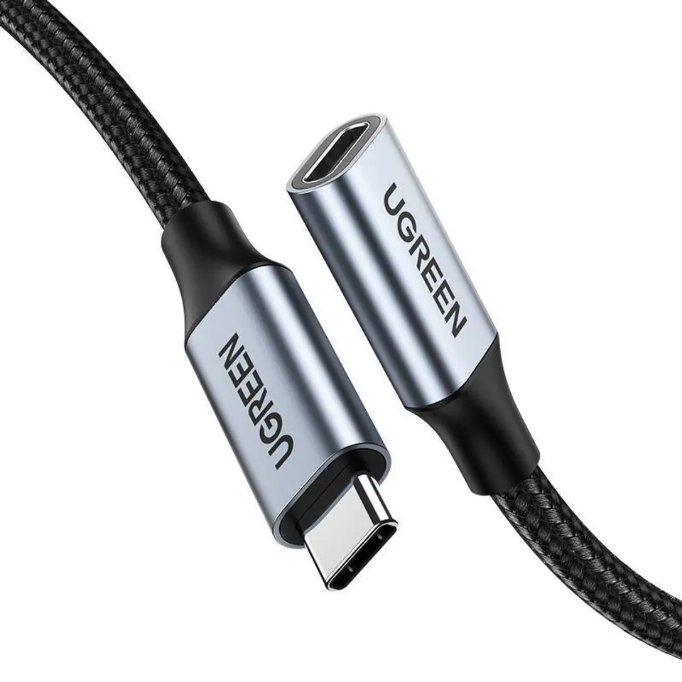⁨Przedłużający kabel USB-C 3.1 Gen2 UGREEN US372, 4K, 100W, 1m (czarny)⁩ w sklepie Wasserman.eu