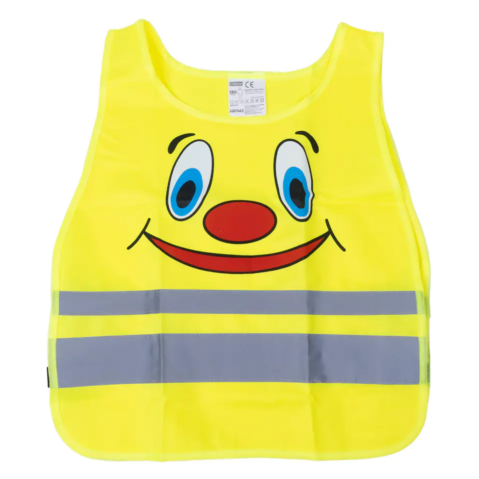 ⁨01737 Children's warning vest yellow SVK-04 with certificate⁩ at Wasserman.eu