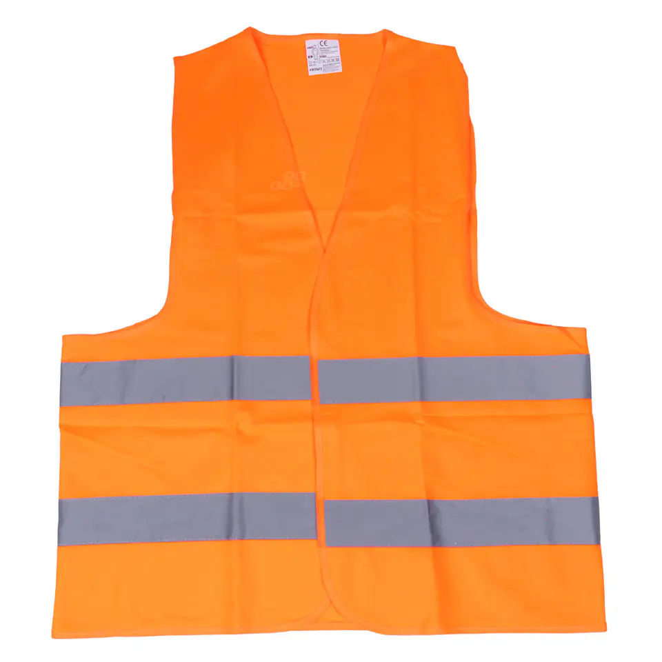 ⁨Orange warning vest sv-02 with certificate⁩ at Wasserman.eu