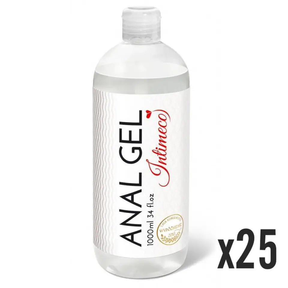 INTIMECO ANAL GEL 1000ml - Pakiet 25 sztuk w sklepie Wasserman.eu