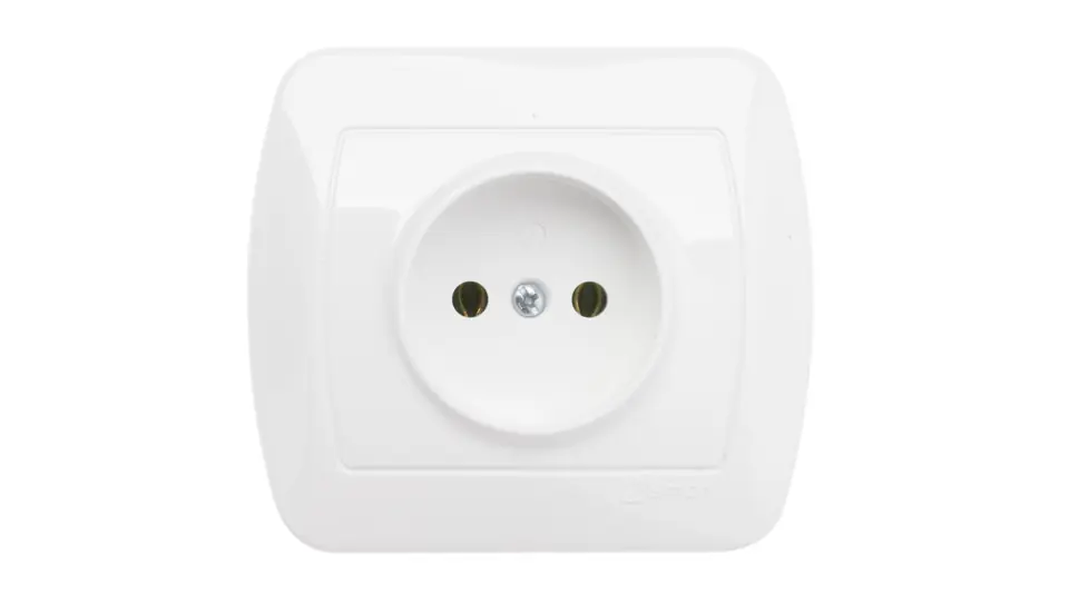 ⁨Simon Chord Single socket b/u 16A IP20 white AG1e/11⁩ at Wasserman.eu